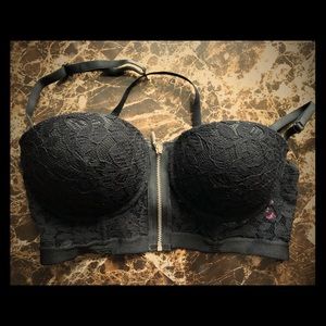 Black Lace Bra